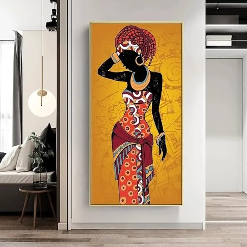 Affiches art africain noir et or pour sublimer la decoration de votre salon