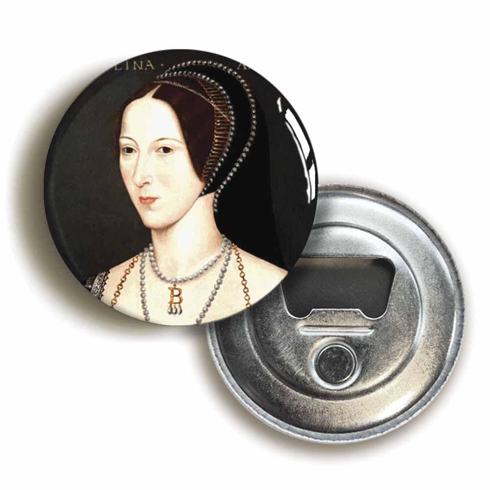 Ozorath Anne Boleyn Bottle Opener Fridge Magnet (Circular 2.3Inch / 59Mm Diameter)