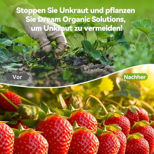 iropro Unkrautvlies Gartenvlies 1m x 50m,50m² Unkrautflies für Garten Unkrautfolie Wasserdurchlässig 90g/m² Reißfestes Unkrautgewebe Rolle… – Ansicht 6