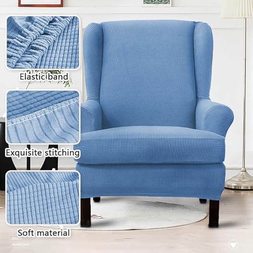 Funda de silla de ala lavable con protector de piel suave 7