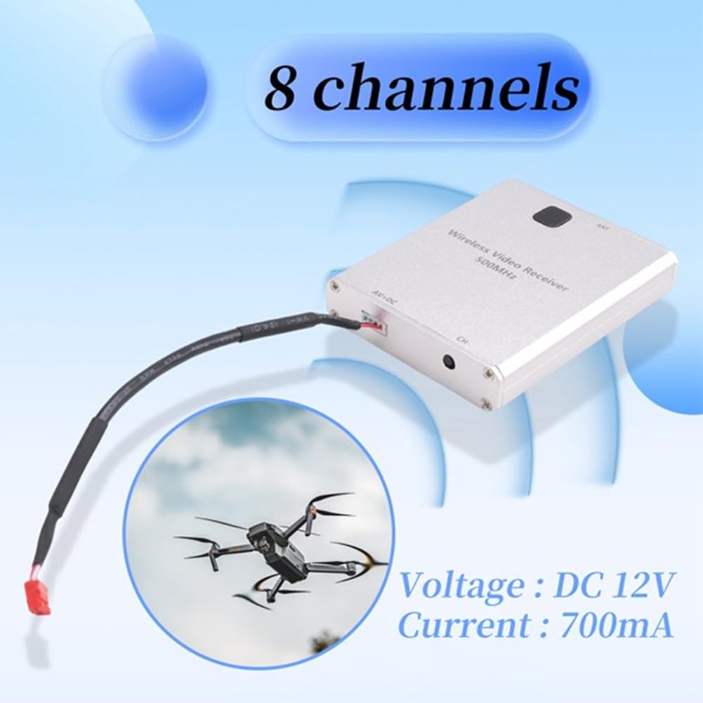 20-40km 500Mhz FPV Video Trasmettitore Ricevitore Droni Video Link Drone VTX 8 Canali