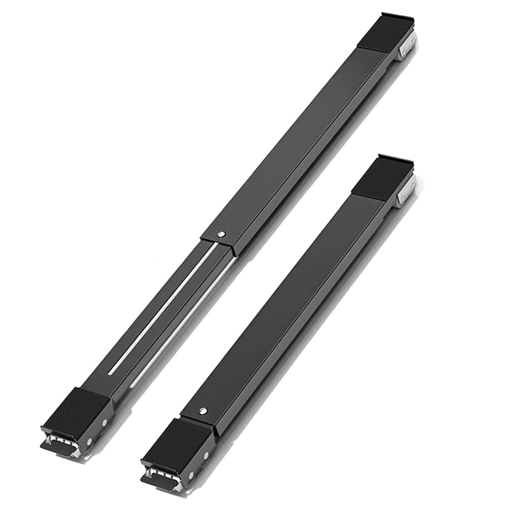 Ohsilv Black 360° Universal Heavy Duty Appliance Furniture Rollers, Extendable Stand Appliance Base For Washer And Dryer