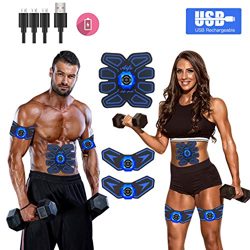 JDASDASF Abs Stimulator Ab Stimulator Rechargeable Ultimate Abs Stimulator for Men Women Abdominal