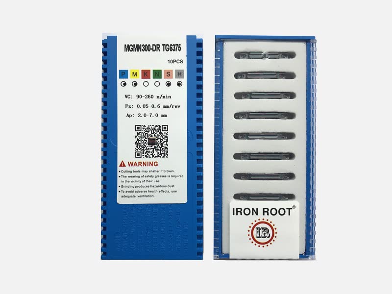 Inserto de carburo MGMN300-DR TG6375 IRON ROOT para el torneado ranurado de metal