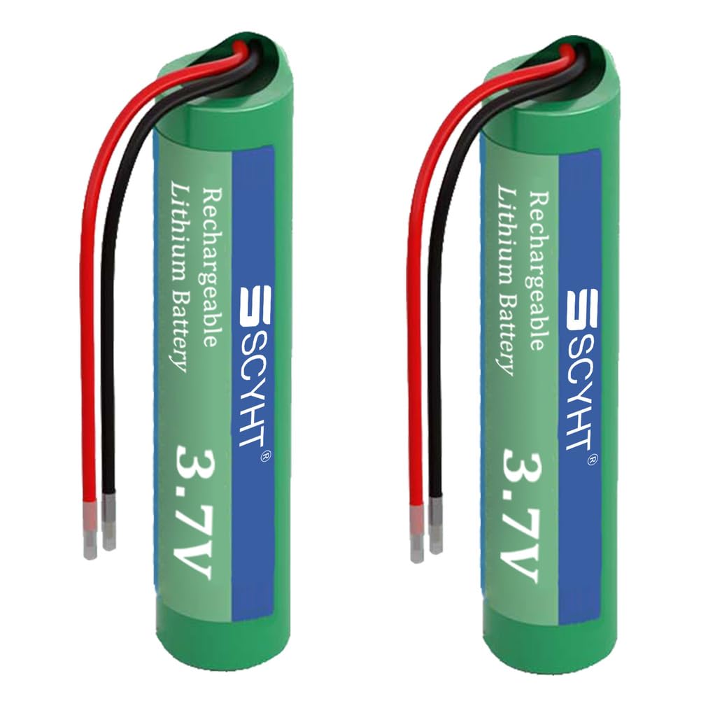 Batterie Lithium 3,7 V 2000 mAh 2300 mAh Batterie Rechargeable 3,7 V Batteries Li-ION avec Port XH et Port PH pour éclairage de Secours et radios,3.7v2300mah 2pack