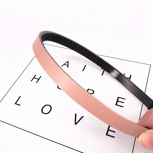 Miniatura 3 de Diadema de cuero delgada con lazos para el cabello, cierre de lazo para el cabello, bandas para el cabello con purpurina para mujeres y niñas