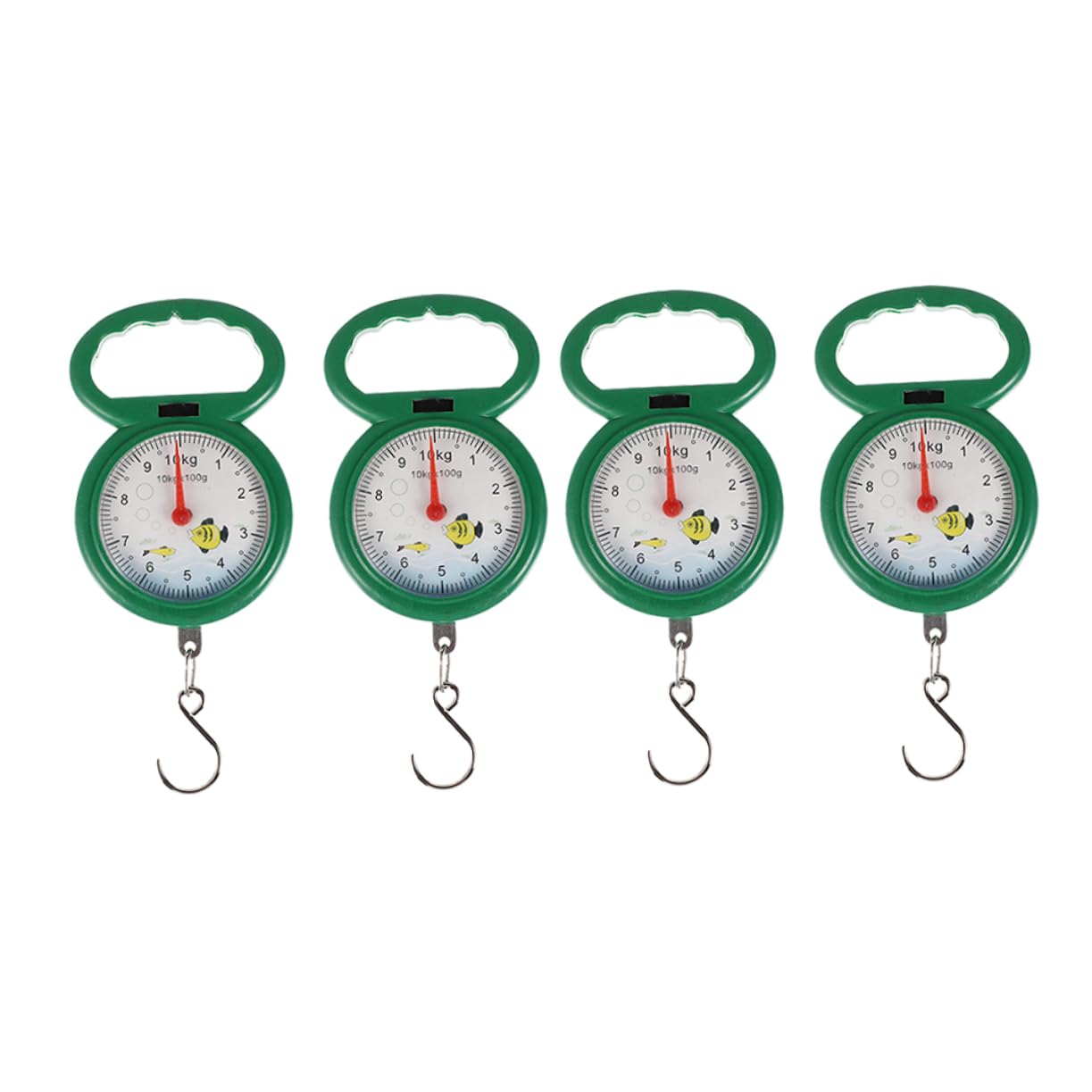 Zerodeko Luggage Scales for Suitcases 4pcs Portable Fishing Weighing Scale Spring Metal Hook Adjustable Wheel Accurate Measurement for Travel and Home Random Zerodeko Luggage Scales for Suitcases 4pcs Portable Fishing Weighing Scale Spring Metal Hook Adjustable Wheel Accurate Measurement for Travel and Home Random