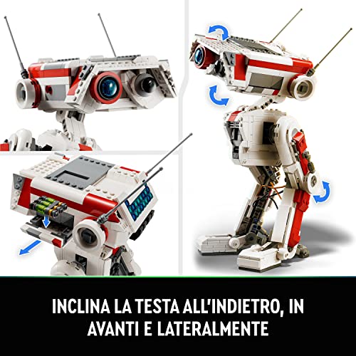 Star Wars BD-1, Figura di Droide Snodabile, Modellino da Collezione, Set dal Videogame Jedi: Fallen Order, Decorazione per Casa, Idea Regalo di Natale per Ragazzi, Ragazze e Adolescenti 75335 - Lego - Immagine 5