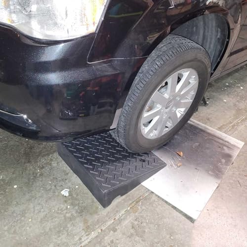 Rampa de goma para bordillo con altura de 1.2 pulgadas, negra miniatura 6