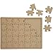 Bright Creations Blank Puzzle Kit - Blank Puzzles to Draw On - DIY Craft - 7.75 x 10.8 in, Brown, 3-Pack, 35 Pieces