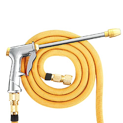 Pistolet à eau haute pression avec tuyau télescopique extensible pour lavage de voiture