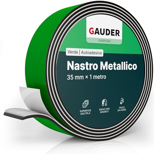 GAUDER Nastro metallico autoadesivo verde per