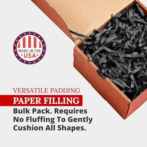 Image of BOX USA Fiesta Blend Crinkle Paper Filler (10lb Case) - Shredded Paper for Basket Stuffing, Shipping, Packaging, Confetti, Crafts & Holidays - Crinkle Cut