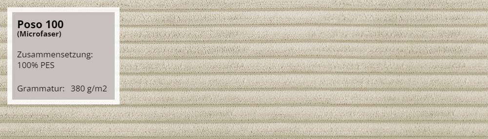 Mirjan24 Ecksofa Malwi Cord mit Regulierbare Armlehnen, L-Form Sofa mit Schlaffunktion und Bettkasten, Design Eckcouch, Wohnlandschaft, Couch (Poso 100, Seite: Rechts)