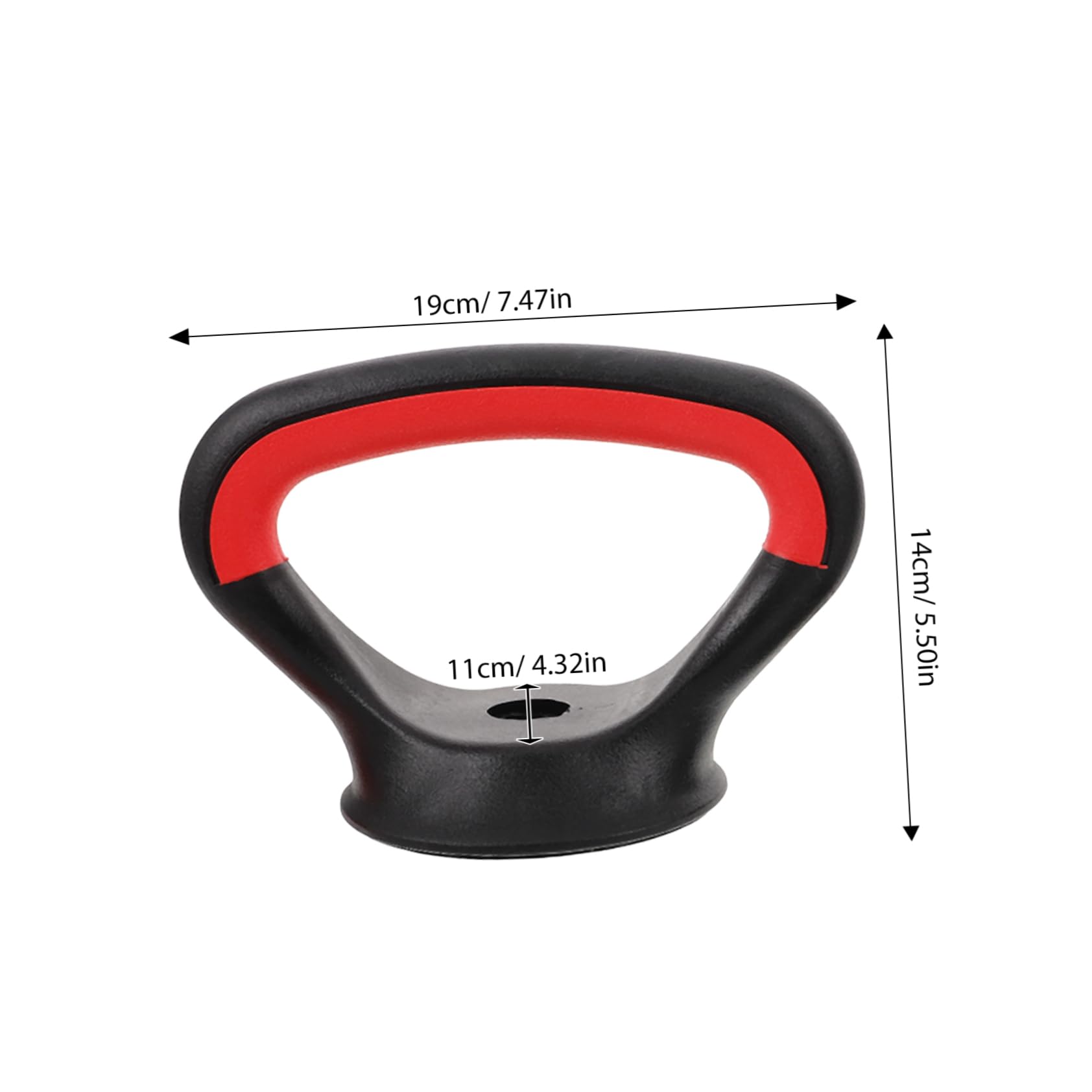 KESYOO Kettlebell Handle Base Kettlebell Kettlegrip Dumbbell Grips Plastic Dumbbell Sports Kettle Strength Training Kettlebells Adjustable Macebell Kettle Handle