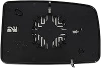 Vista 3 de Montaje de cristal del espejo lateral del conductor con placa trasera de plástico calentada compatible con Ford Expedition, Lincoln Navigator
