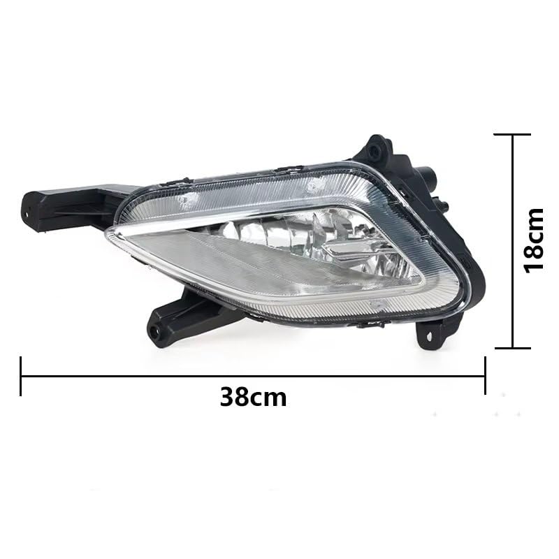Lámpara antiniebla coche y luz de circulación diurna para parachoques frontal 2