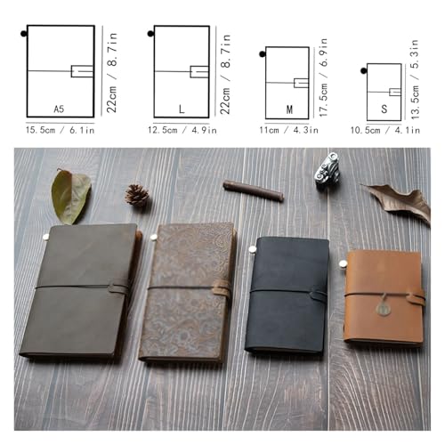 Cuaderno diario hecho a mano portátil para evitar la pérdida de ideas 6
