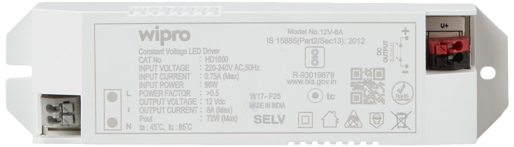 Wipro LED Strip Driver - 6 Amp, 2-Pack -5 Wipro LED Strip Driver - 6 Amp, 2-Pack -5