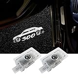 MXGAIC Car Door Logo Lights Puddle Lights Compatible with 300 300C 300S 2005-present LED Puddle Lamps Projector Door Shadow Light Accessories (Pattern 4)