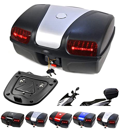 Amazon | PCX専用 ボックス&キャリアセット シルバー 容量47L 取付簡単