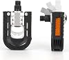 Folding Bicycle Pedals, Aluminium Folding Pedals with Reflectors, Waterproof, Φ. 14 mm 916 Inches, Easy to Fold, StZVO Equipment, for Pedelec, MTB, Folding Bike, Road Bike