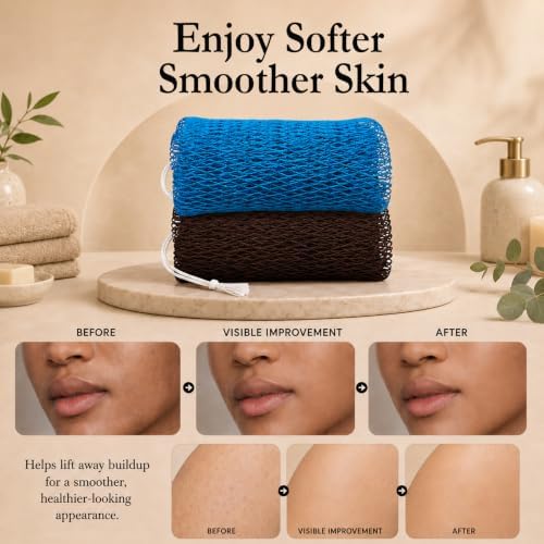 African Net Sponge Authentic Exfoliating Shower Loofah Bath Sponge — 사진 7