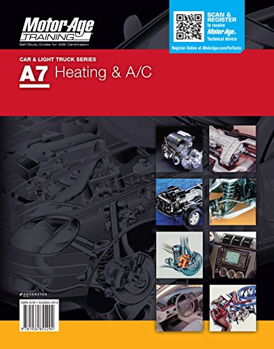 Motor Age Motor Age Staff Ase Test Preparation - A7 Study Guide Heating & A/C cover