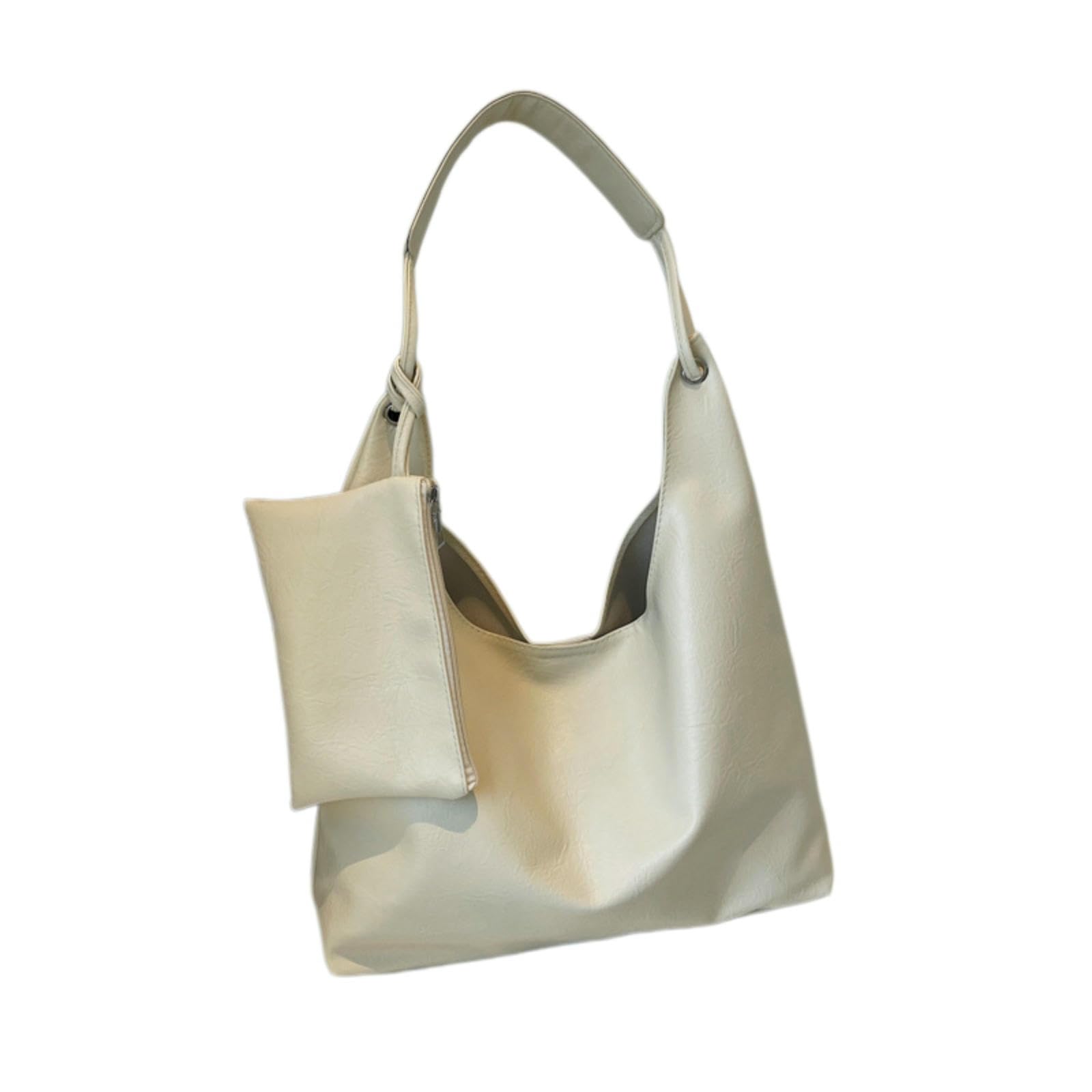 CYUCHENC crossbody bag Trendy, Fashionable, Versatile, Simple, Casual, One-shoulder Portable Tote Cross-off-white