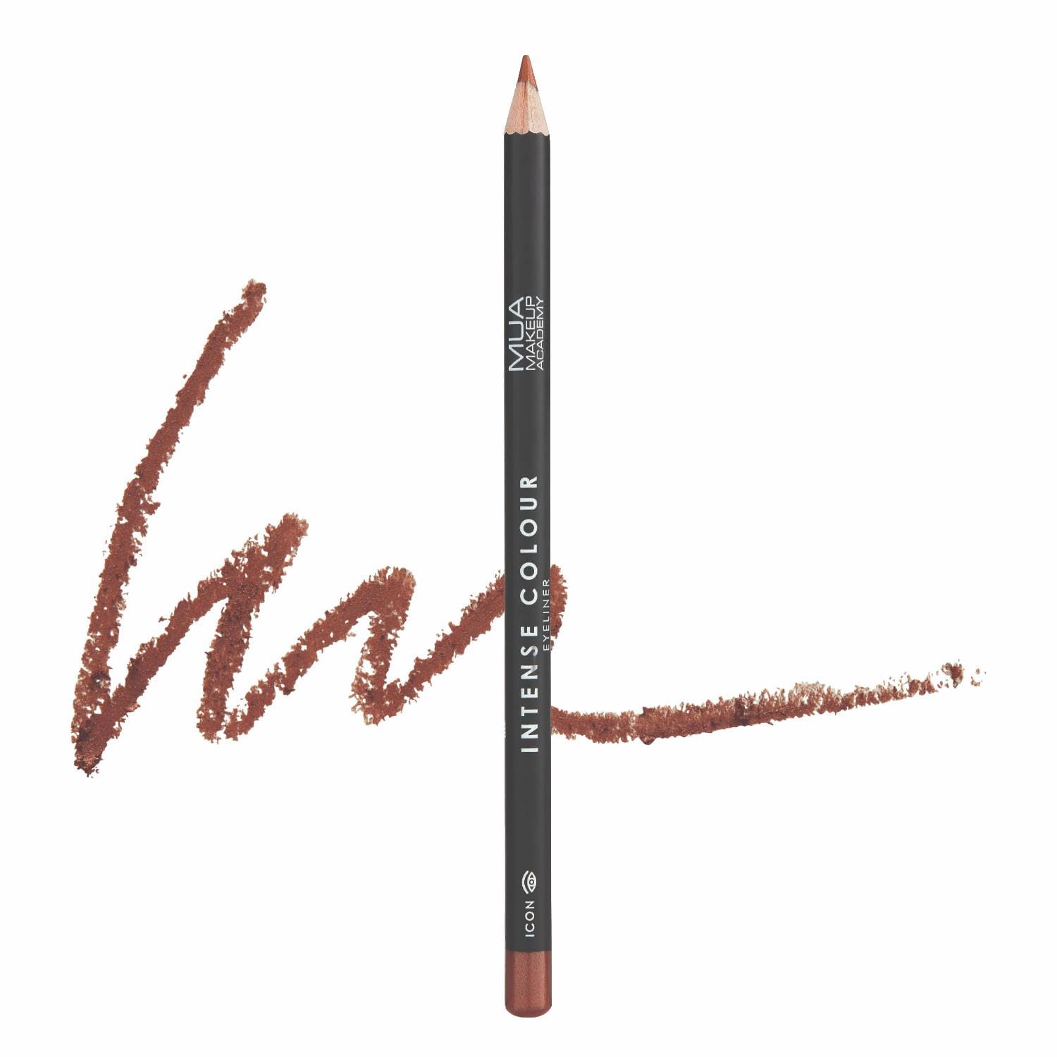 MUA Intense Colour Metallic Pencil Eyeliner, Icon (Pack of 1)