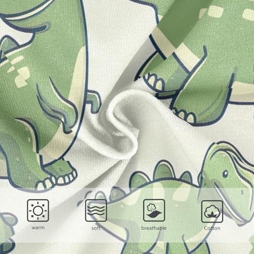 Cute Green Dinosaurs Underwear Girls, Toddler Girl Panties, Girls Underwear Cotton, 2–8 Years3