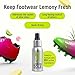 LEMON SOLE NATURAL SHOE FRESHENER & DEODORISER, Freshening Shoe Spray with 6 Powerful Essential Oils for Long-Term Odour Control, Designed for Sports, Fresh Lemon Scent.