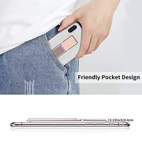 Phone Grip, Yuoros Phone Holder Stand For Desk Universal Cell Phone Ring Loop Kickstand (3 Pieces Black Grey Pink) #TOP3