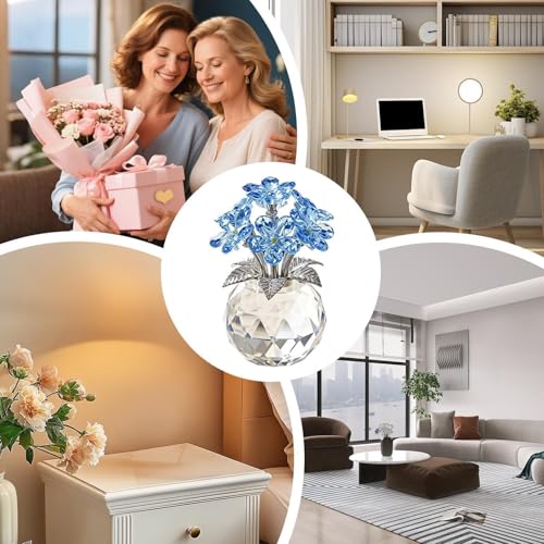 Statue décorative en cristal de 328g façonnée avec réalisme - 5