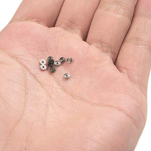 Ximimark 681Zz (1X3X1 Mm) Miniature Metal Shield Ball Bearings Wheel Roller Deep Groove Ball Bearing 10Pcs #TOP4