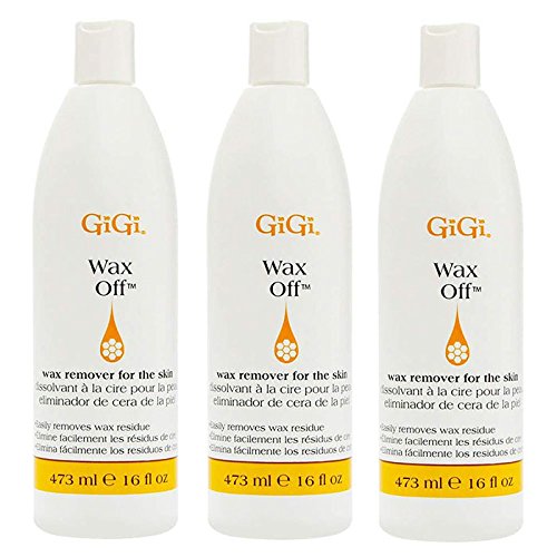 GiGi Wax Off Wax Remover For The Skin 16 oz (3 Packs)
