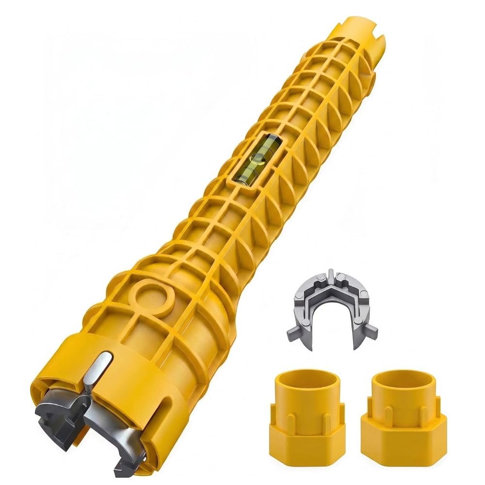 8 in 1 Multifunctional Sink Wrench, Faucet & Basin Installation & Removal, Non-Slip Grip, Pipe & Tub Drain Nut Wrench for Bathroom, Kitchen & Laundry-image-36