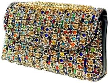 Bolso de mano de noche para mujer, bolso de hombro con cadena de ...