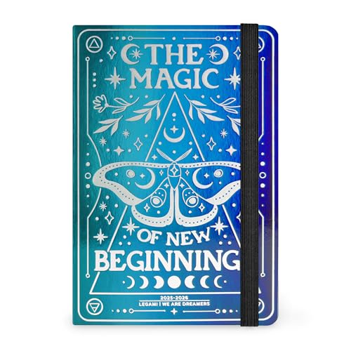 Legami - Agenda Settimanale Fotografica Con Notebook 2025-2026, Moth, Special Edition, 16 Mesi Small, Da Settembre 2025 A Dicembre 2026, Chiusura Con 