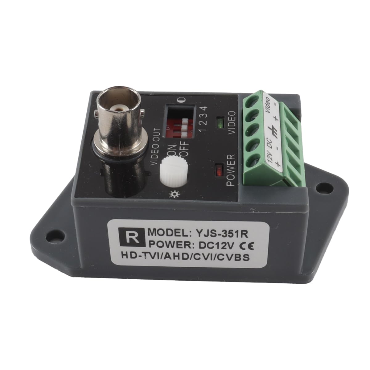 Orivin Single-Channel Active Video Balun for CCTV HD-TVI CVI AHD Active HD Video Transceiver - Image 2