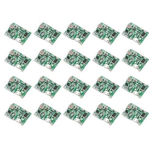 20PCS 2A USB 18650 Module Boost 3.7V to 5V 9V 12V DC-DC Boost Up Boost Module TP4056 DIY Kit Parts (Micro)
