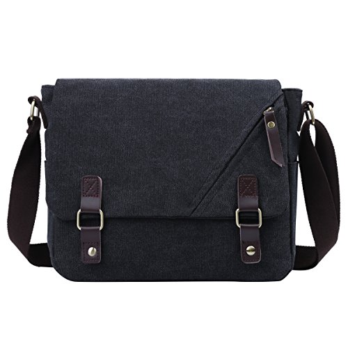 Bolso De Hombro De Lona Para Hombre, Bolsa De Mensajero De Lona De