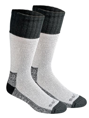 Dickies Men's High Bulk Acrylic Thermal Boot Crew Socks, (2, 4 Pairs)