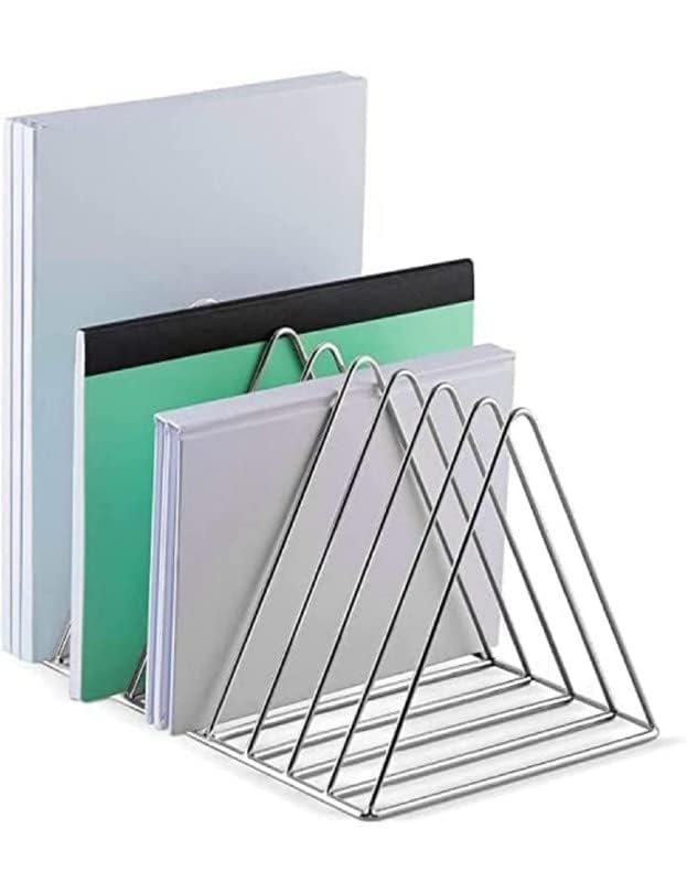 VK15 COLLECTION 9 Slot Triangle Rack for Newspapers Files Folders Organizing Magazine Books Desk Space Organizer Case Book Stand Perfect For Study Table Office (Pack of 1)-picture-21
