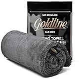 Goldline Car Drying Towel XL 24”x36” – 1300 GSM Microfiber, Ultra-Absorbent, Streak-Free & Scratch-Free, Professional Car Detailing Towel for Cars, Trucks, SUVs, Auto Detailing, Paint-Safe & Lint-Free