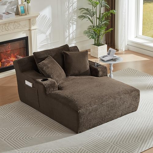 KEIKI 66 Oversized Faux Fur Lounge Chair