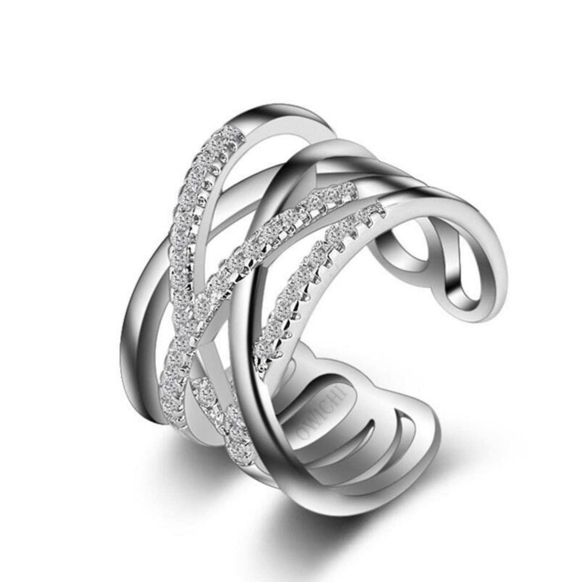 Owichi Stainless Steel Silver Plated Cross Design Valentine Ring for Women and Girls (Silver) (B09PRH2P82) Amazon Price History, Amazon Price Tracker
