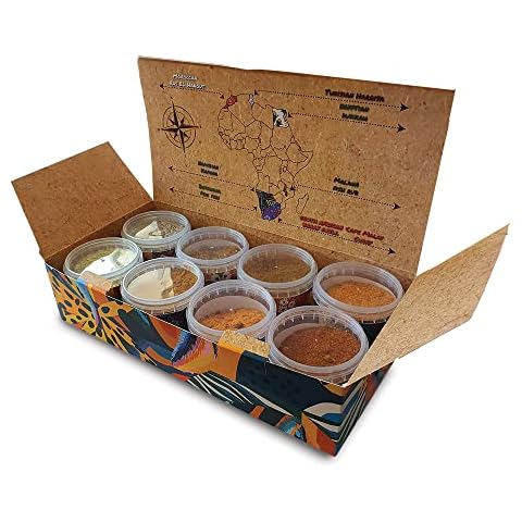 Spice It Up l Authentic Gourmet African Spices for Cooking, Cooking Gift Set for Him - 8 unique flavours - Spices Gift Set, Amazing Meat Rub and Seasoning - Harissa, Dukkah, Ras El Hanout & more Cover
