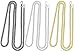 3 pezzi Catena per borsa， catena di ricambio per catena in alluminio con tracolla, per borse a tracolla, borse.