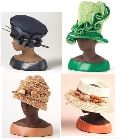 4 Assorted Hats Miniature Hat